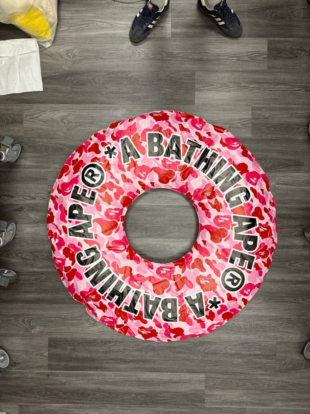 BAPE ABC Beach Floating Tube Pink Brand New
